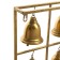 Decor wall metal "bells" 15 bells gold 97x50.5x10 cm