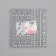 Rhinestones self -adhesive figured "Assorted", 120 pcs on the sheet, silver color