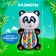 Musical training toy "Panda", with a projector, works from batteries