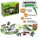 Flexible Dino Automobile Training, with a gate, 108 details, works from batteries