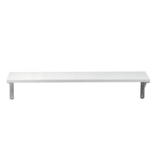 Shelf with bracket, 800x200, white