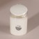 Organizer for cotton sticks, with a lid, with a mirror, d = 6.8 × 9.8 cm, white/transparent