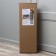 Toronto 33C banquet, 92.5 × 31.6 × 11.3 cm, white frame color, beige seat color