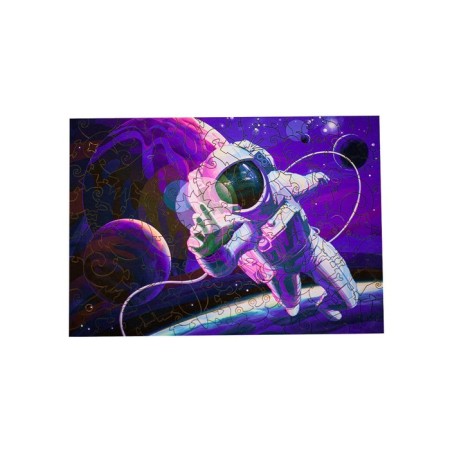 Figure puzzle "Astronaut in space", 130 parts, 20 × 29 cm-1