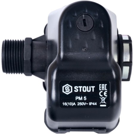 Pressure relay Stout SCS-0001-000053, with a built-in manometer PM5-3W, 1-5 bar-2