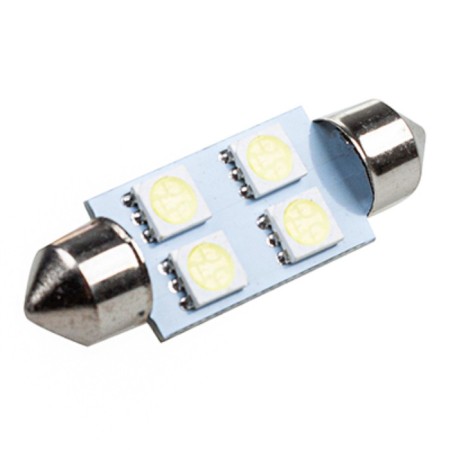 LED LED SKYWAY T11 (C5W), 12 V, 4 SMD diode, with a base of 39 mm, S08201171