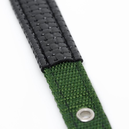 Collar "Comfort" Combined, 45 x 2 cm, Osh 30-39 cm, dark green 609528-8