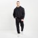 Male costume (sweatshirt/pants), black color, size 48 (l)