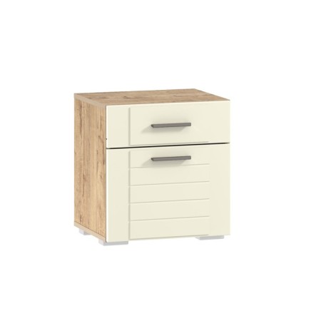 Bedside table livorno, 452x380x488, oak bunratti/software panakota MDF