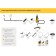 Steher color nozzle set for a G-280 Pro pistol, color, 5 pcs