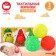 A set of developing tactile balls "Fruit party", with a squeak, 3 pcs, crumb I