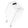 Network charger Hoco C98a, 1 USB, 18 W, Qc, White