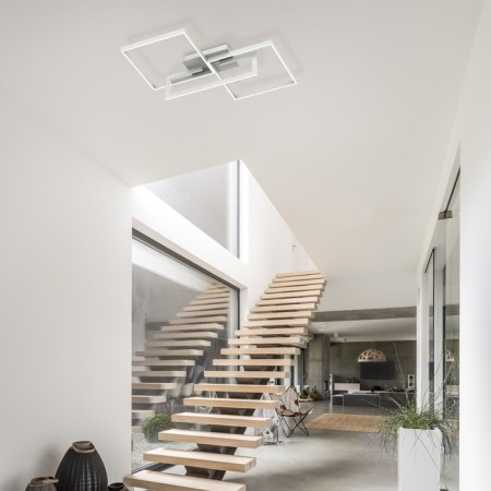 Ceiling light mantra mural, LED, 3840LM, 3000K, 700x190x600 mm, white color-4
