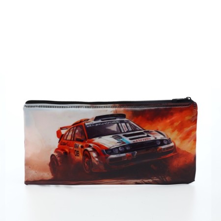 Lightning cosmetic bag, brown color-1