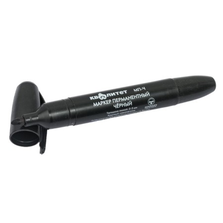 Marker KALITET MP-H, permanent, felt, black, 2-3 mm-4