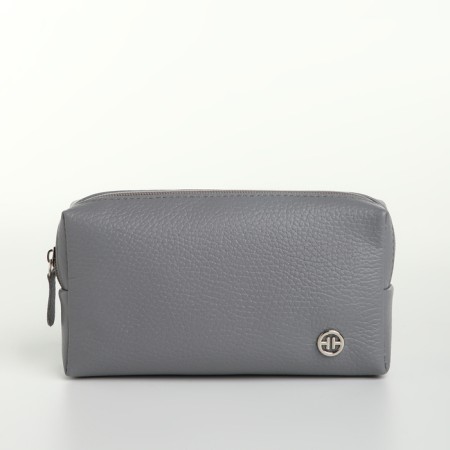 Lightning cosmetic bag, textura, gray color-1