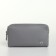 Lightning cosmetic bag, textura, gray color