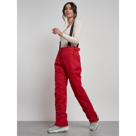 Semi -combinezone Ski Drapeted Women's, size 42, red color-1