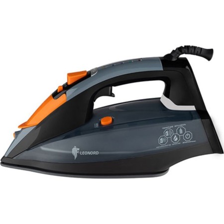 LEONORD LE-1803, 2400 W, ceramic sole, 20 g/min, 380 ml, black-1