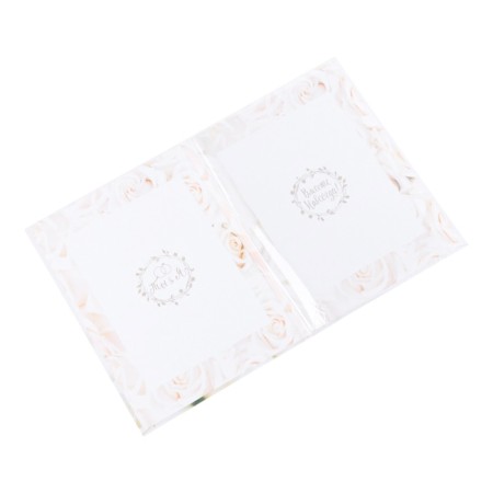 The folder for the certificate of marriage "White Roses", A4-2