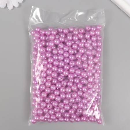 Set of beads "pearls" d 10 mm, 250 gr, lilac-2