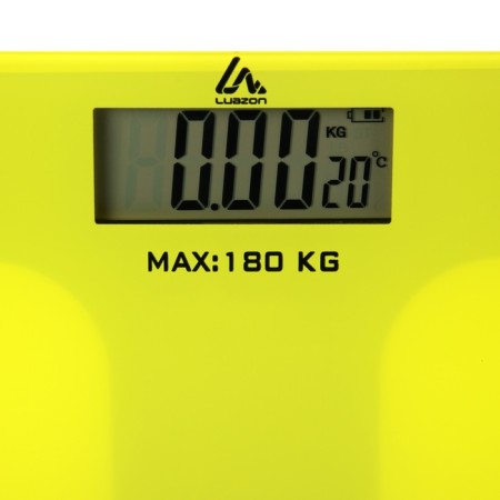 Floor Libra Luazon LVE-006, electronic, up to 180 kg, 2XAA (not included), yellow-2