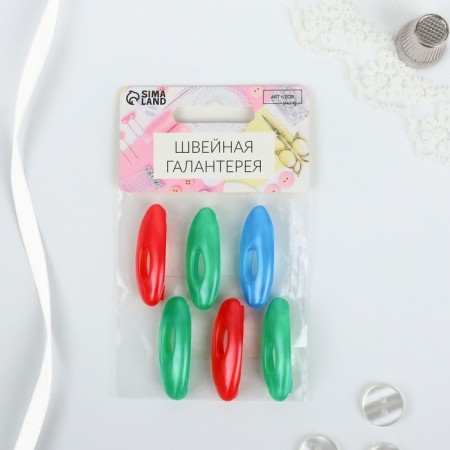 Safe pins, 40 mm, 6 pcs, colorful color-3