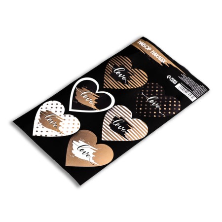 Stickers for flowers and gifts "Love", 16 x 7.7 cm-1