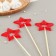Silicone Mold for candy and chocolate "Stars", the color is transparent