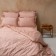 Crystick "Fergi", size 145x215 cm, beige-pink color