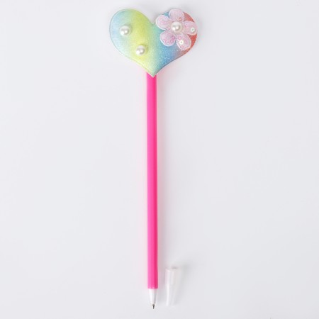 Pen "Rainbow Heart", Mix Colors-1