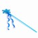 Carnival rod "snowflake", blue color