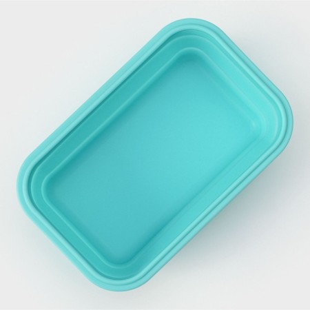 Folding container with a lid of the Kosta, 700 ml, 17.8 × 11.5 × 6.5 cm, color mix-2