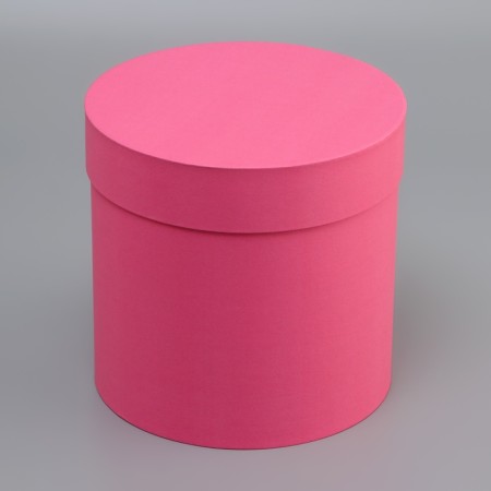 Pink hat box, 18 x 18 cm-3
