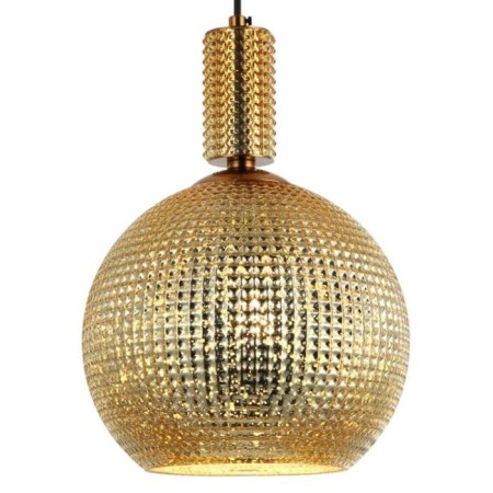 Suspended Col, COLOURE 1XE27 40W, size 24.5x24.5x39-150 cm, bronze color-1