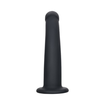 Anal phalloimitator Popo Pleasure by Toyfa Serpens with a bend s, silicone, black, 13 cm-2