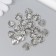 Decor for creativity Metal "Space Heart" silver 1.2x1.3 cm