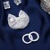 Hair set "Schoolgirl" (clamp 7 cm, 2 gum 3.5 cm) transparent bow, white