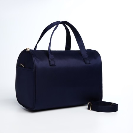 Cosmetic bag with lightning, dark blue color