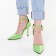 Women's shoes, light green color, size 36