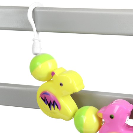 Stretching to the crib/stroller "Funny animals", 3 toys, crumb me-10
