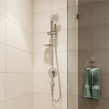 Connection for shower hose IDDIS 002SB00I62, 64 x 49 mm, chrome-2