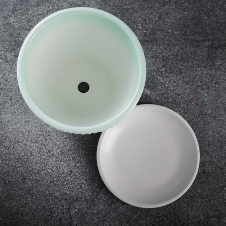 Flower Pot "Fine" Green Boss №2, 1.3l-2