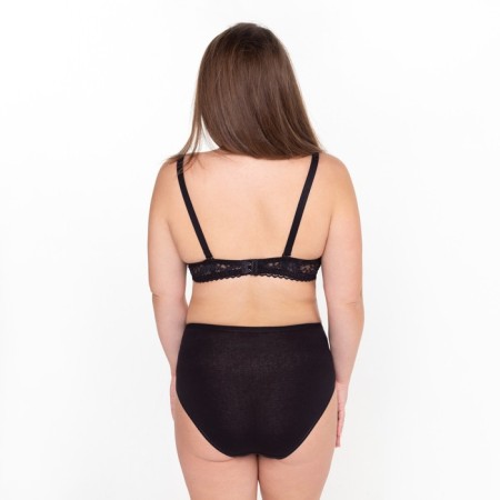 Panties female slips, black color, size 50-52 (7)-6