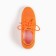 Baby sneakers, orange color/stripes, size 33