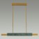 Suspended lamp MARMI IP20 LED 25W 3000k