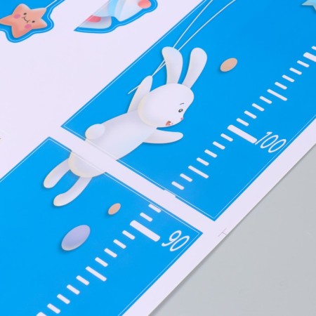 Stick plastic Interior color Rostomer "Elephant for a month" 50x70 cm-2