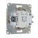 SE GLOSSA switch, 10 A, 2 keys, IP20, hidden, beige, GSL000251