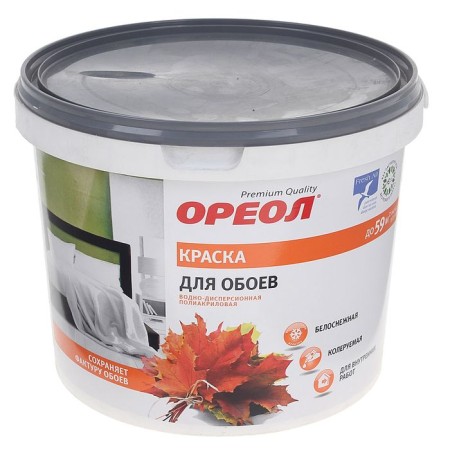 Paint water-dispersion halo for wallpaper 6.5 kg
