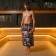 A towel for the Bath "Praise" Male Kilt 80x150 cm, 100 % HL, waffle leaf